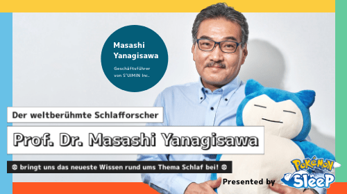 Prof. Dr. Masashi Yanagisawa bringt uns das neueste Wissen rund ums Thema Schlaf bei!